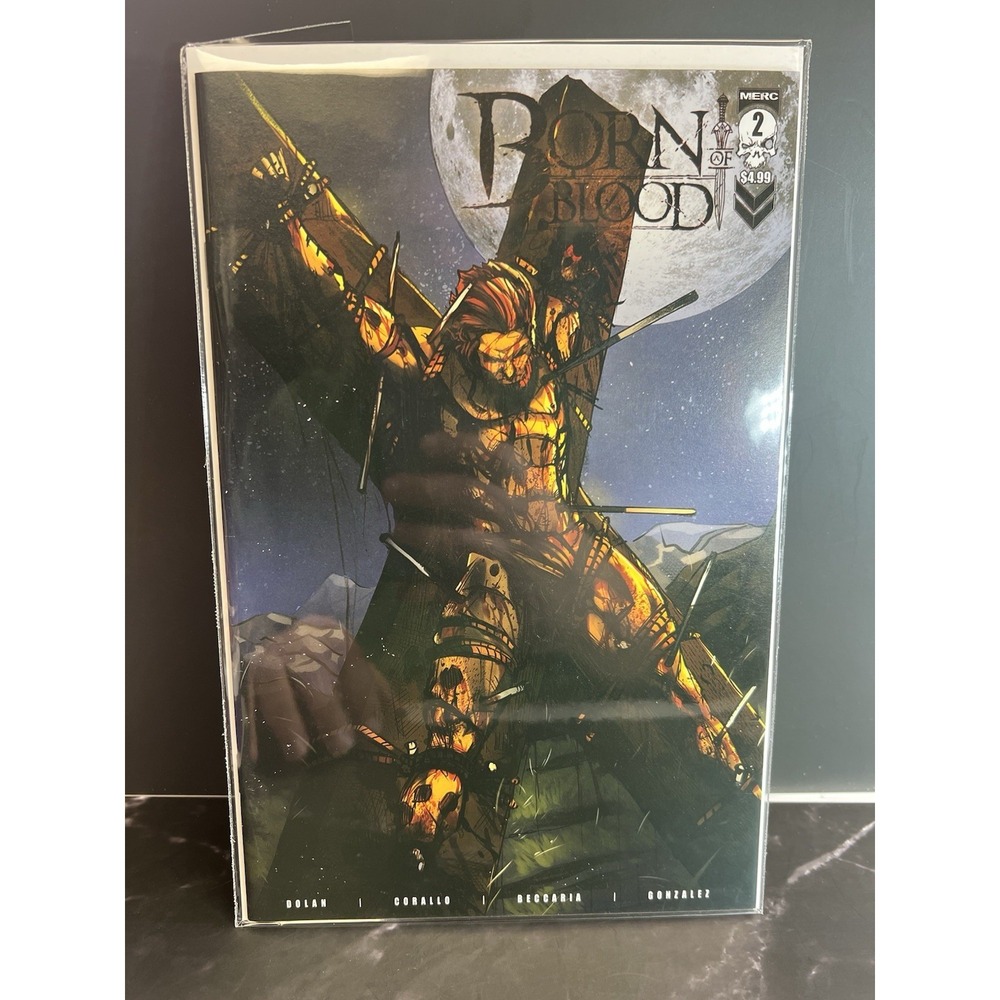 BORN OF BLOOD #2 SECOND PRINTING MERC PUBLISHING Similar Wolverine Cover